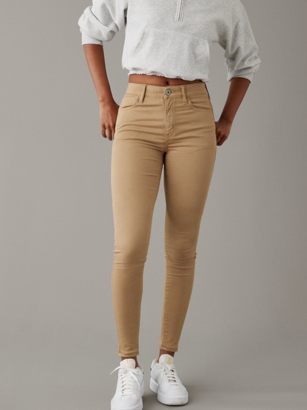 American Eagle Outfitters High-Rise Tan Jeggings NWT